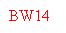 Text Box: BW14