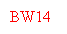 Text Box: BW14