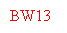 Text Box: BW13