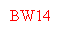 Text Box: BW14